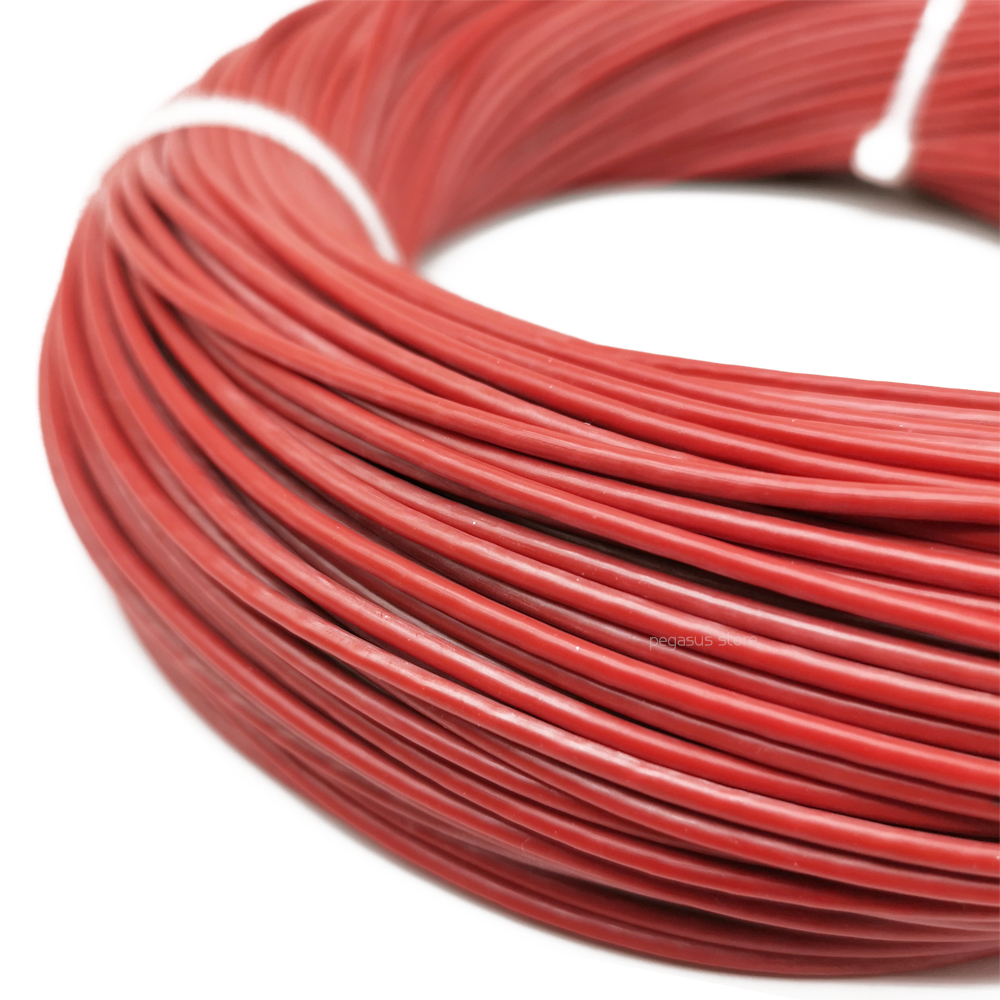 1k 410ohm silicone rubber carbon fiber heating cable 5V-220V floor heating low cost high quality infrared heating wire