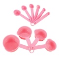 11pcs / 10pcs Measuring Cups And Measuring Spoon Scoop Plastic Handle Kitchen Measuring Tool