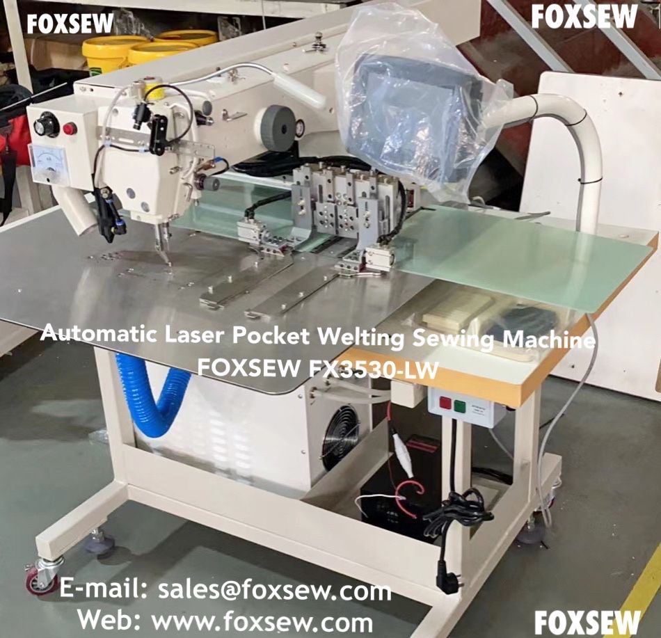 Automatic Laser Pocket Welting Sewing Machine FOXSEW FX3530-LW -5