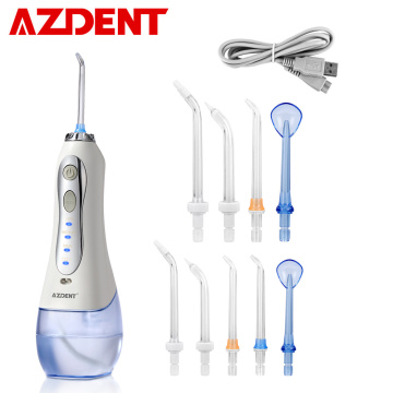 New 10 Nozzles Portable Electric Oral Irrigator 3 Modes Cordless Water Dental Flosser USB Rechargeable Teeth Mouth Cleaner 300ml