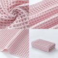 Home Textile Soft Cotton Waffle Face Towels for Adult Soft Absorbent Household Bathroom Towel High Quality Toiletries Household