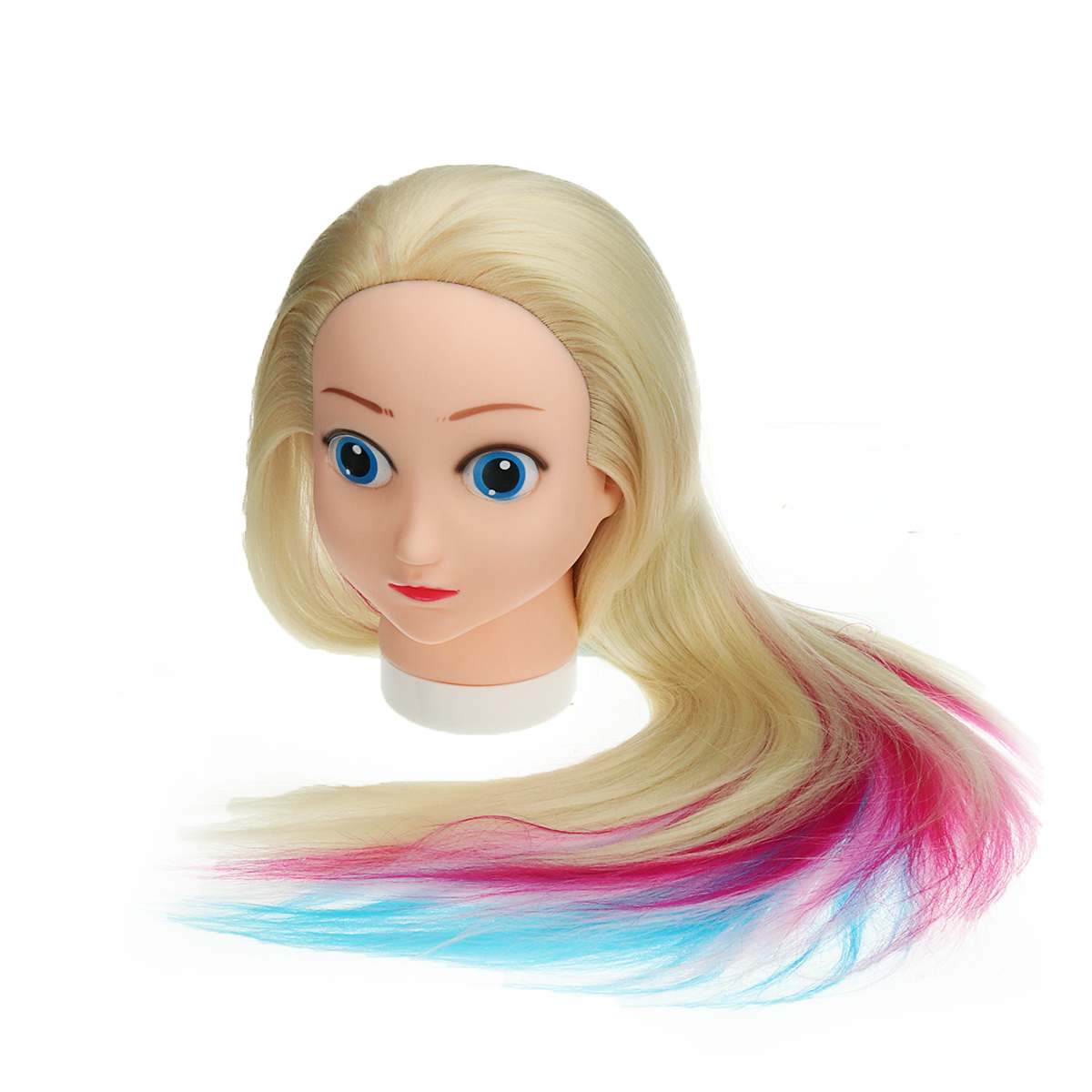 24' Colorful Cartoon professional Hair Mannequin Professional Styling Wig Head Hairdressing Dummy Doll Training Mannequin Head