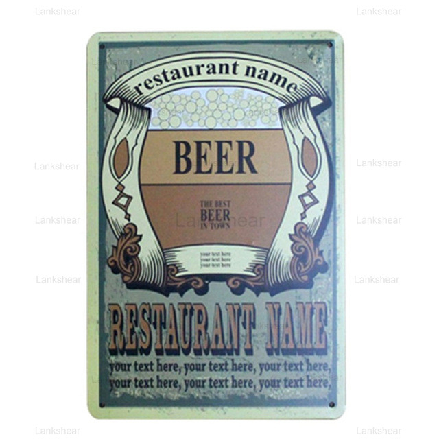 Foods and Drinking Kitchen Tin Sign Decor Metal Plate Wall Pub Restaurant Cafe Home Art Decor Vintage Billboard Iron Poster