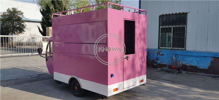 3 Wheels Mobile Truck Electric Tricycle for Adults Vehicle Street Hot Dog Ice Cream Fast Food Cart Customized
