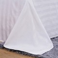 White Hotel Satin Flat sheet 100% Cotton Solid color Stripe Bedspread Bed sheet