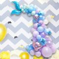 Mermaid Tail Balloon Garland Set Latex Balloon Arch For Mermaid Party Baby Shower Wedding Girl Birthday Party Decoration