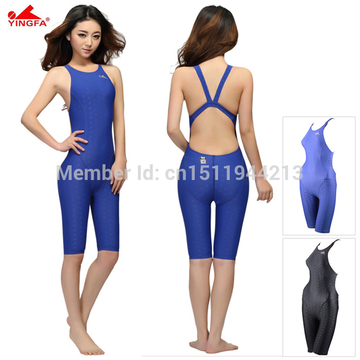 Yingfa FINA Approved one piece competition swimwear sharkskin racing swimsuit swimming competition for women Plus size XS-XXXL