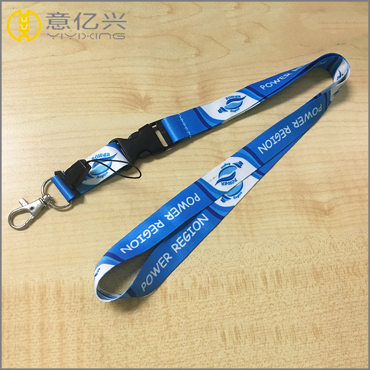 Popular company logo printed breakaway bling lanyards China Manufacturer