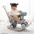 Ruizhi Baby Multi-Functional Animal Rocking Horses Eco-Friendly Plastic Rocking Chairs Infant Walker Indoor Trojan Toys RZ1103