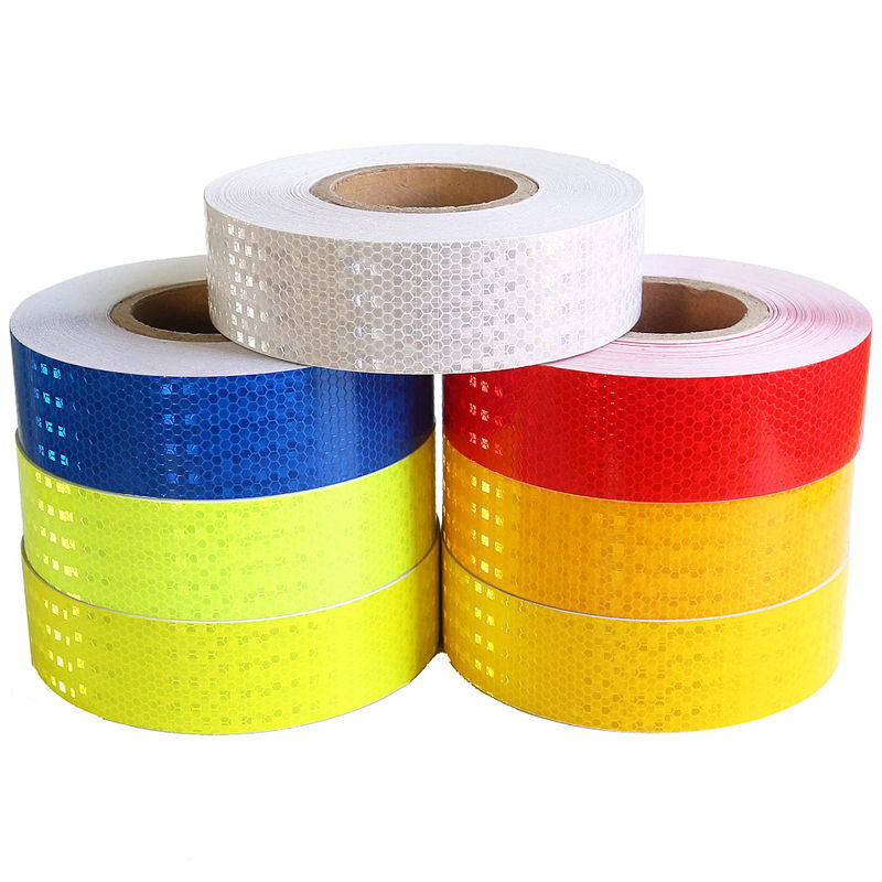 ANPWOO 5cmx3m Reflective Material Tape Sticker Safety Warning Tape Reflective Film Car Stickers