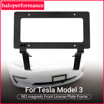 Model3 Tesla Accessories Exterior modification for Tesla Model 3 2021 US version Universal Car License Plate Frame tesla model y