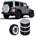 1Pc Tire Cover Case Car Spare Tire Cover Storage Bags Carry Tote Polyester Tire for Cars Wheel Protection Covers Car Accessories
