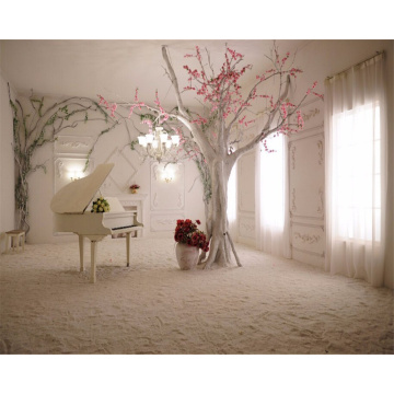 beibehang Custom 3d piano corridor bedroom background wall papel de parede Natural Wallpaper fresh plum tree ecology wallpaper