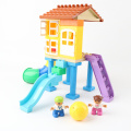 DIY Figures Paradise House Swing Pipe Ball Big Size Parts Building Blocks Bricks Toys For Children Kids Birthday Gifts