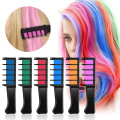 9 Colors Hair Dye Comb Kits Non-toxic Mini One-time Disposable Hair Chalk Temporary Party Cosplay Salon Hair Color Wax TSLM1