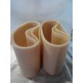 White food grade oil resistant silicone conveyor belt