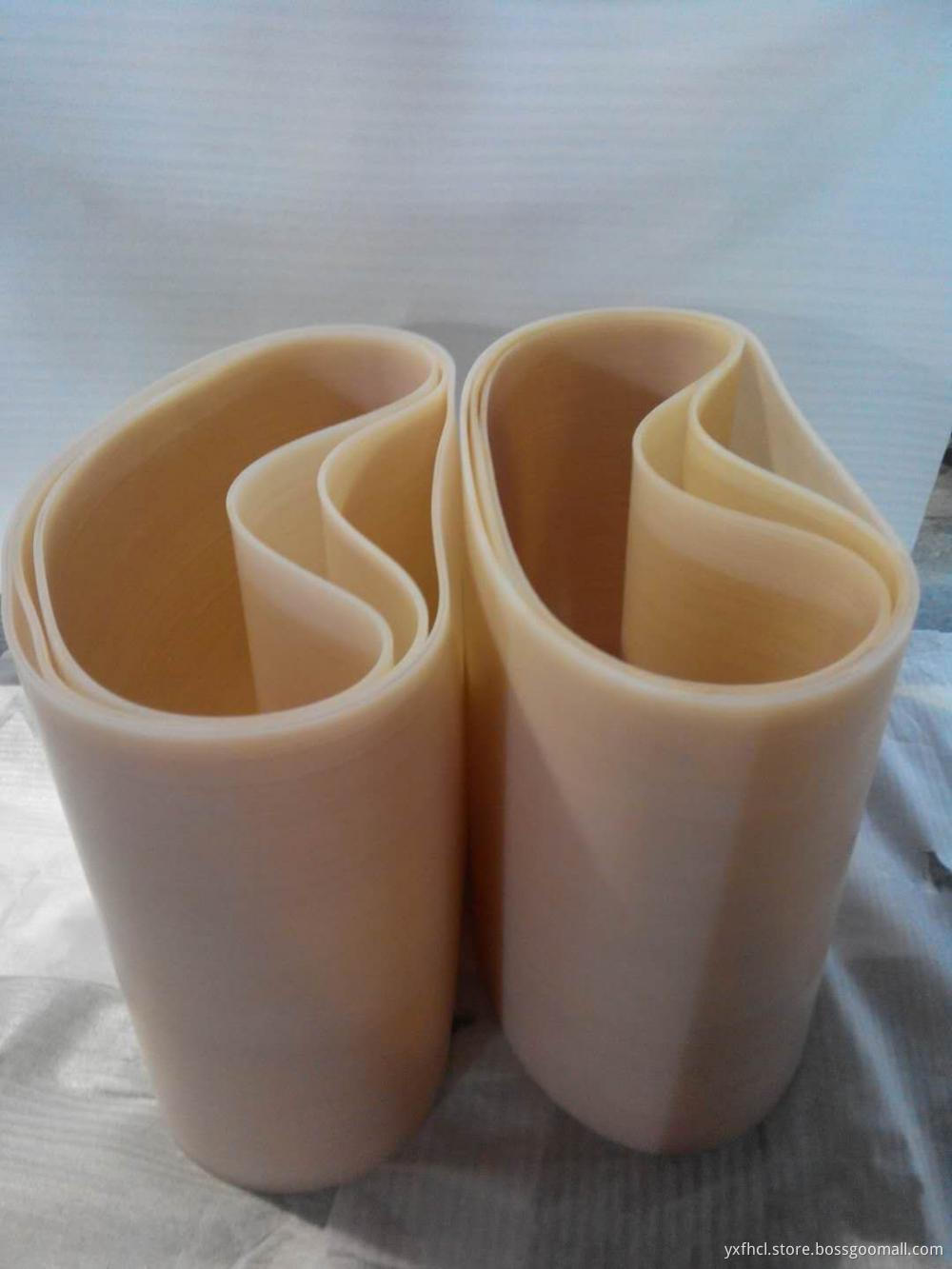 silicone rubber fabric belt