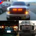 4pc For Ford Raptor Style 3000K Amber LED Lighting Kit For Chevy Dodge Ford GMC Truck or SUV Grille for Side Markers