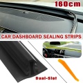 160cm Rubber Universal Car Dashboard Windshield Soundproof Dustproof Seal Sealing Strips Styling Sticker for Toyota for BMW