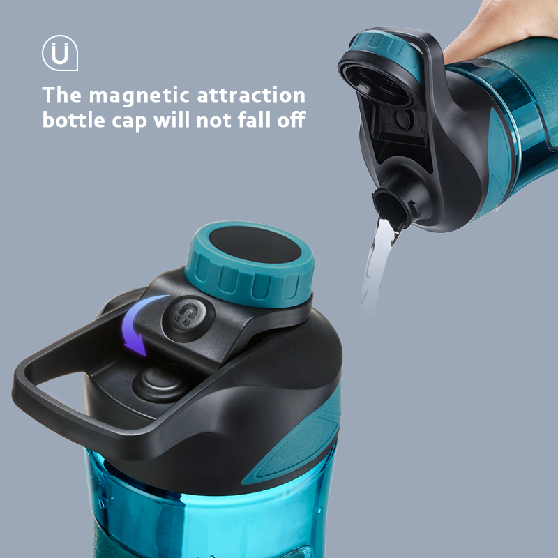 2020 New UZSPACE Water Bottle Shaker Portable Sport Plastic Cup Gym Kettle Men Female Student Outdoor Tour Drink Bottle BPA Free