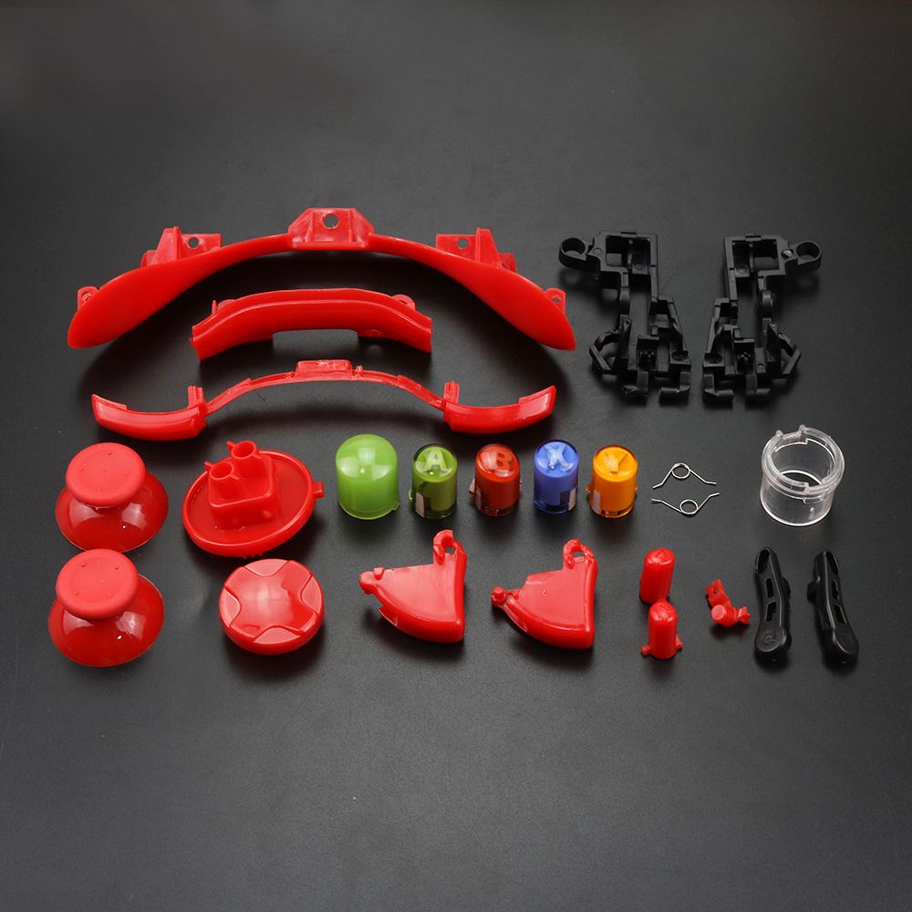 YuXi 1Set Controller Housing Shell Set Plastic Faceplates Buttons Kit For Xbox 360 Wireless Gamepads with screwdriver Tool