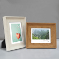2018 Quality Simple Resin Photo Frame With Wood Grain 1pcs 5-10 inch Table&Wall Hanging Picture Frames Wedding Gift marco foto