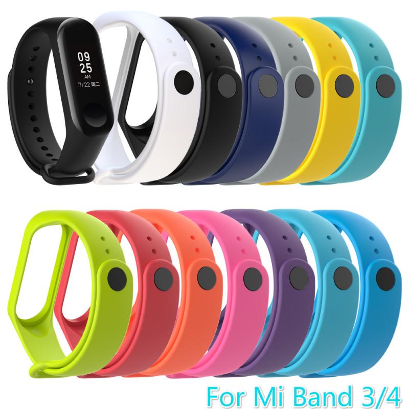 Strap For Xiaomi Mi Band 3 4 Bracelet Watch Band Waterproof Smart Watch For Miband 4 3 Strap Fitness Replacement Wristband TXTB1