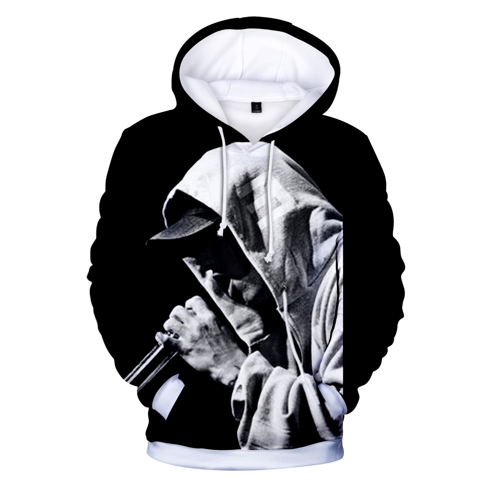 2020 Hot Rapper EMINEM 3D Hoodies Sweatshirts Men/women Autumn Fashion Hip Hop Harajuku Sweatshirts 3D Print EMINEM Men's Hoodie