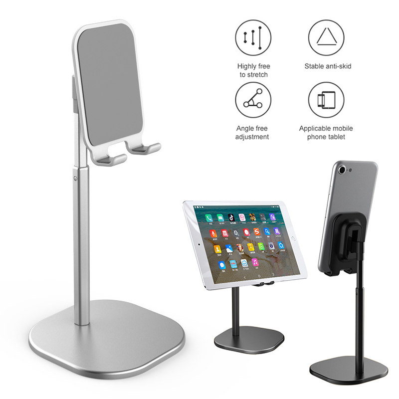 Universal Tablet Phone Holder Desk For iPhone Desktop Tablet Stand For Cell Phone Table Holder Mobile Phone Stand Mount