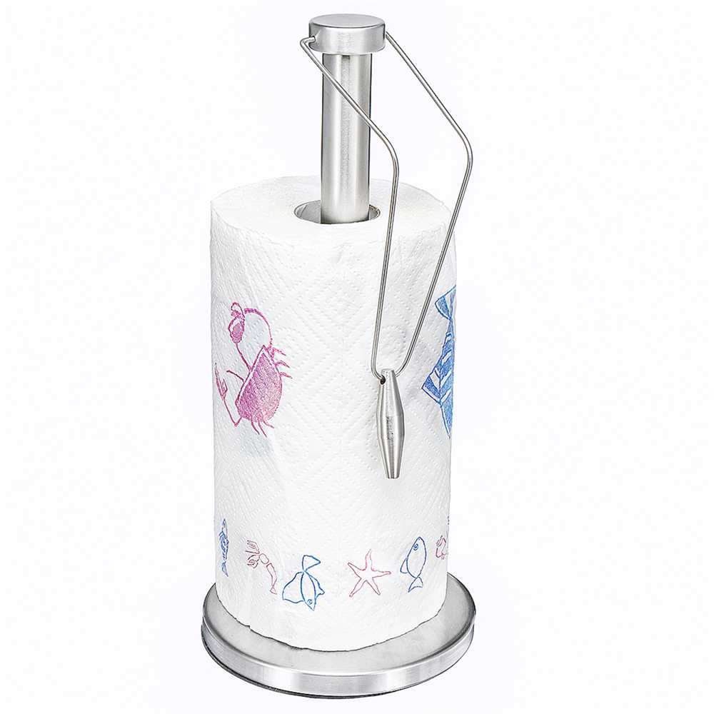 Kitchen Paper Towel Holder Counter Top Paper Roll Stand Holders Stainless Steel Tissue Napkins Rack Bathroom Hardware Home