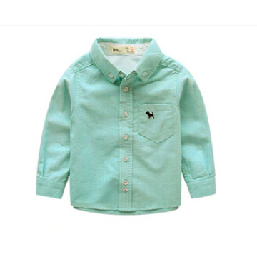 Kids Boys Shirts Children Boys Brand Blouse Long-sleeve Spring Autumn Shirt For Boy Girl Tops Clothes Clothing