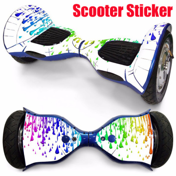 10 Inches 2 Wheels Self Balancing Electric Scooter Hoverboard Wrap Cover Sticker Protecter Mini Hover Colorful Decoration Paper