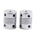 1pc Flexible Shaft Coupling 5x8mm CNC Motor Jaw Shaft Coupler 5mm To 8mm OD D19L25 Wholesale Dropshipping 3/4/5/6/6.35/7/8 /10mm