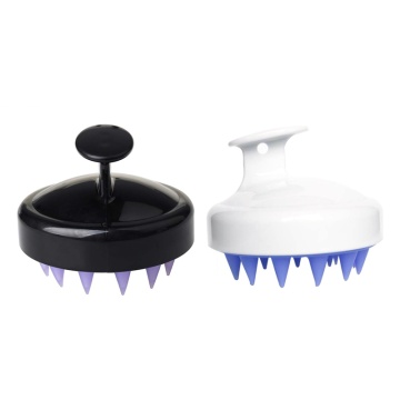 Silicone Shampoo Brush Wet and Dry Shampoo Brush Scalp Massage Brush with Soft Silicone Rubber Hair Brush