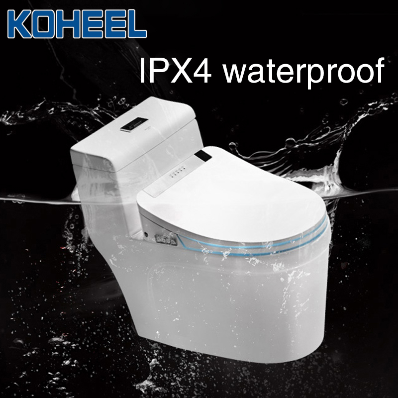 KOHEEL smart toilet seat cover electronic bidet cover clean dry seat heating wc intelligent led light toilet seat