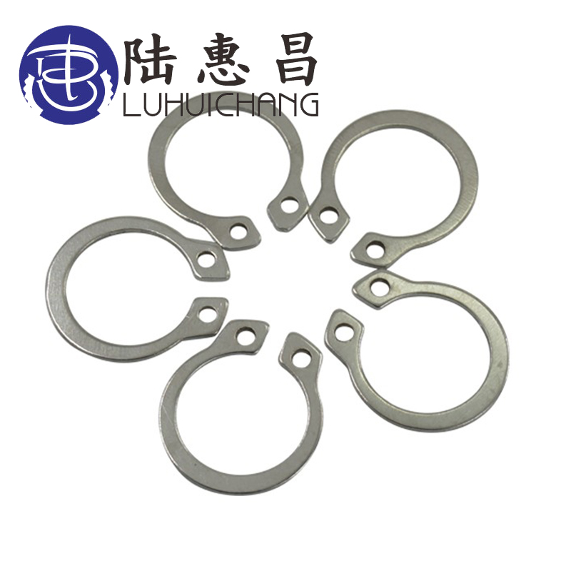 LUCHANG 50Pcs M8-M18 Gourd Stainless Steel Shaft C-type Elastic External Circlip Snap Retaining Ring Clamp Spring Lock Washer