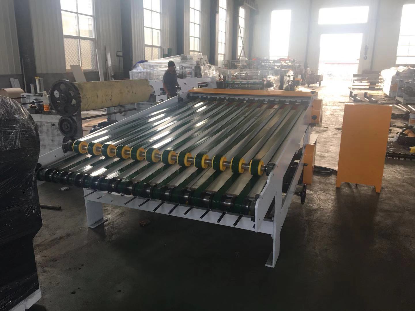corrugator single face sheet stacker4