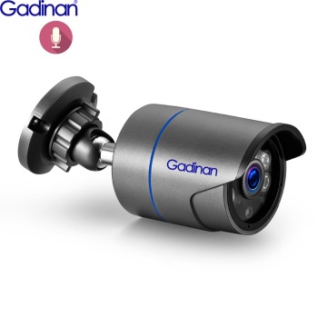 Gadinan H.265 Security IP Camera POE 3MP Audio Recording Outdoor Metal Waterproof CCTV Camera P2P Video Home Surveillance ONVIF