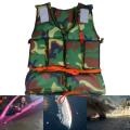 Unisex Life Vest Boating Drifting Water Sports Life Jacket + Whistle for Fishing Surfing Outdoor Camping Survival Tool