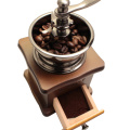 Manual Coffee Grinder Classical Wooden Coffee Grinder Stainless Steel Retro Coffee Spice Mini Burr Grinder