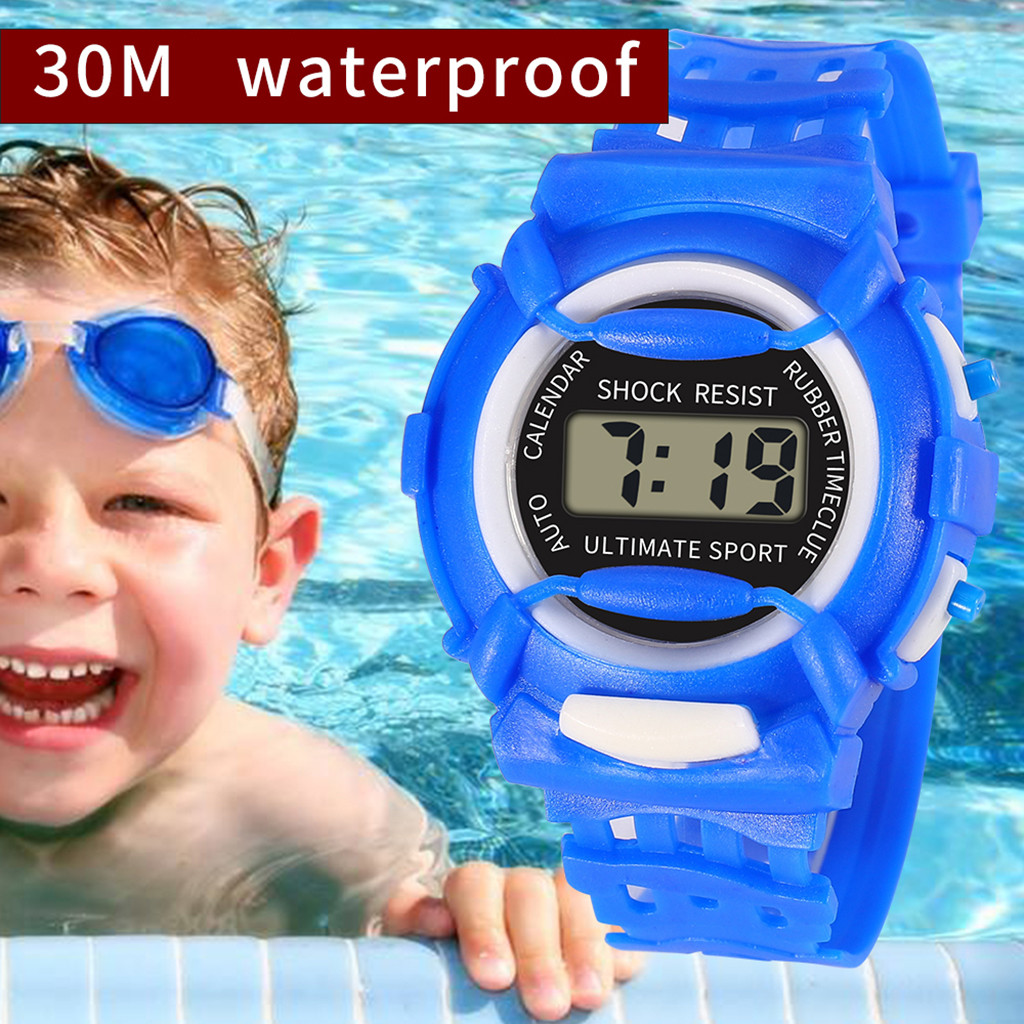 Children Watch Girls Analog Digital Sport LED Clock Electronic Waterproof Wrist Watch Silicone kids Sport Digital watches 2020