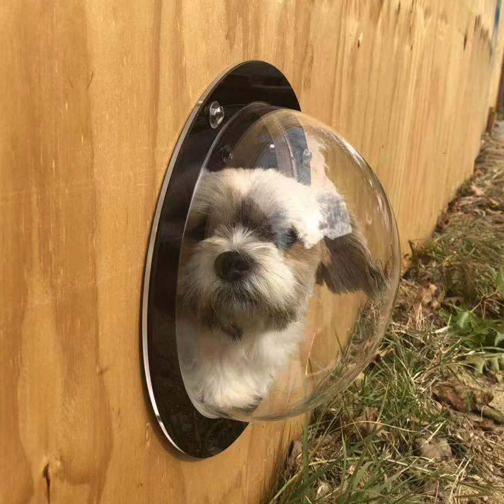 For Pet - Durable Acrylic Transparent Dog Dome For Backyard Fence Dog House Reduced BarkingNecessary Hardware