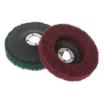 Nylon Machinery Metallurgy Fiber Grinding Wheel Polishing Buffing Disc Pad Abrasive Brush Rotary Tool