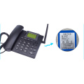 Black Fixed Wireless GSM Desk Phone Quadband SIM Card SMS Function Desktop Telephone Handset Russian French Spanish Portuguese