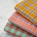 140x50cm Colored Plaid Yarn-Dyed Cotton Fabric Shirt Dress Garment Material Home Decoration Cloth 180g/m