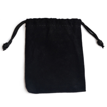 Black Velvet Bags Drawstring Pouch 3.3*2.5 inch Packing Bags Accessories Jewelry Wedding/Birthday/Christmas Gift Wholesale