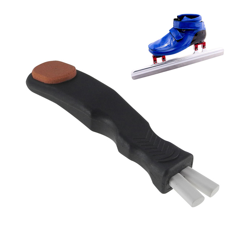 Ice Skate Sharpener Whetstone Hand Held Sharpening System Hockey Skating Sharpen Blade Edges Ceramic Rod d2