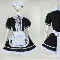 2021 Black Cute Lolita Maid Sexy Costumes French Maid Dress Girls Woman Amine Cosplay Costume Waitress Maid Party Stage Costumes