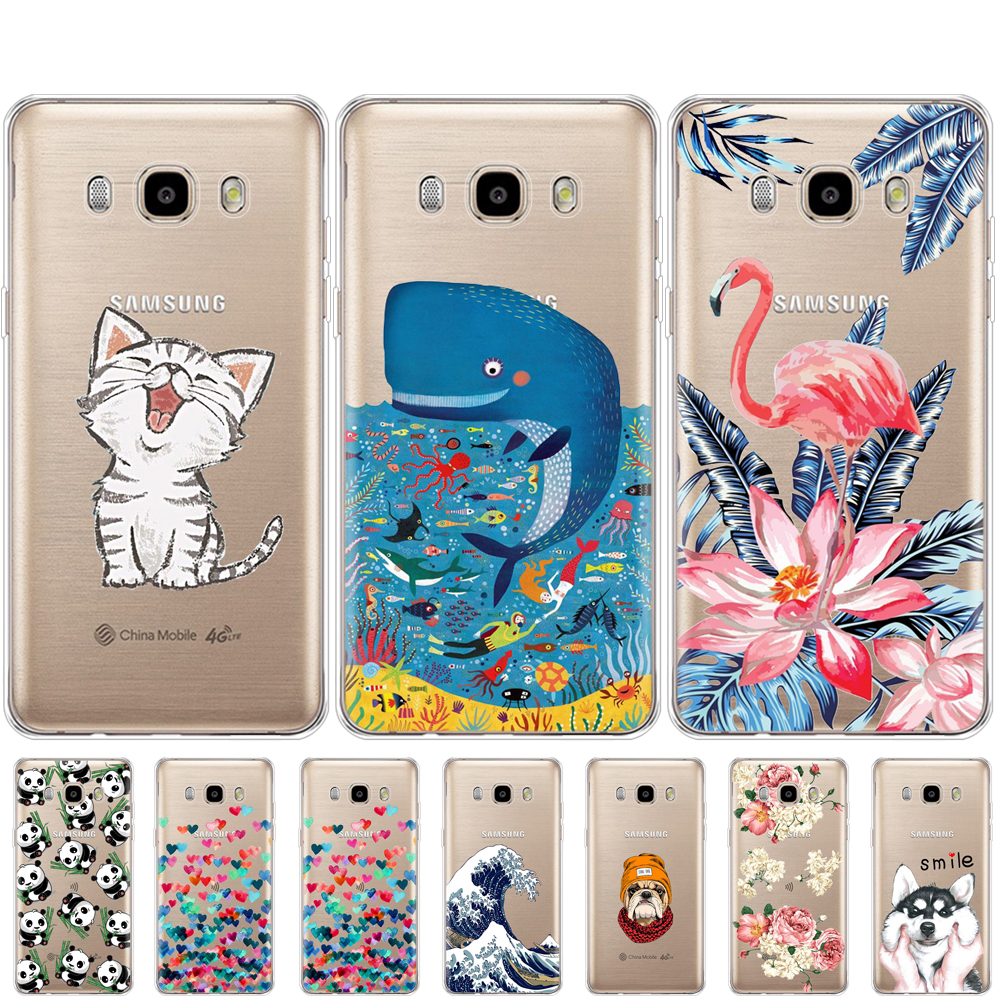 Soft Phone Shell Case For Samsung Galaxy J5 2016 Case J510 J510F Soft Silicon Cover For Samsung J5 2016 Protective Back Cover
