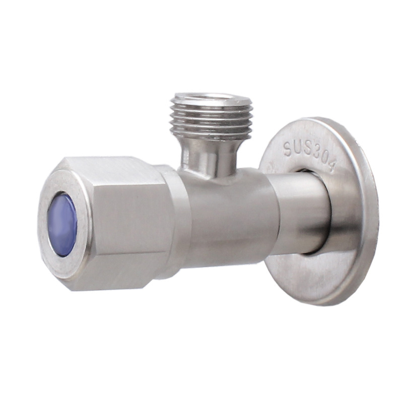 Stainless Steel Angle Valves G1/2 Bathroom Faucets Sprinklers Toilet Water Pipe Water Valve Single/Double Outlet Filling Valves